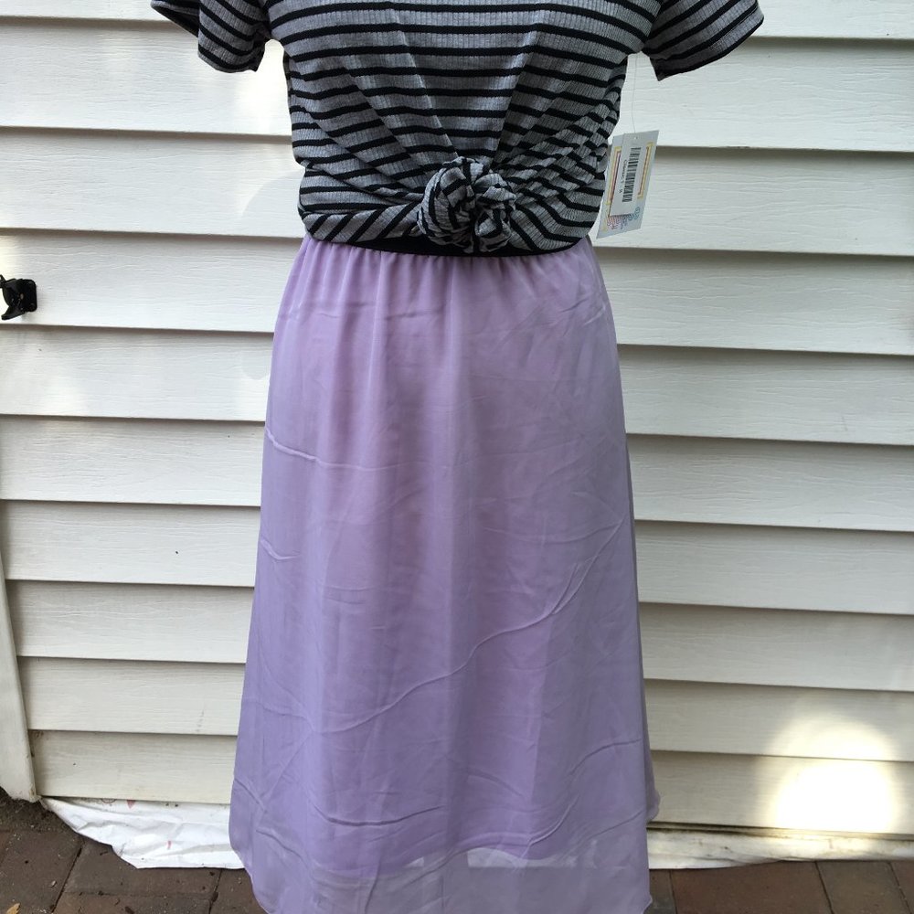 Lularoe NWT Purple Lola Skirt 2XL